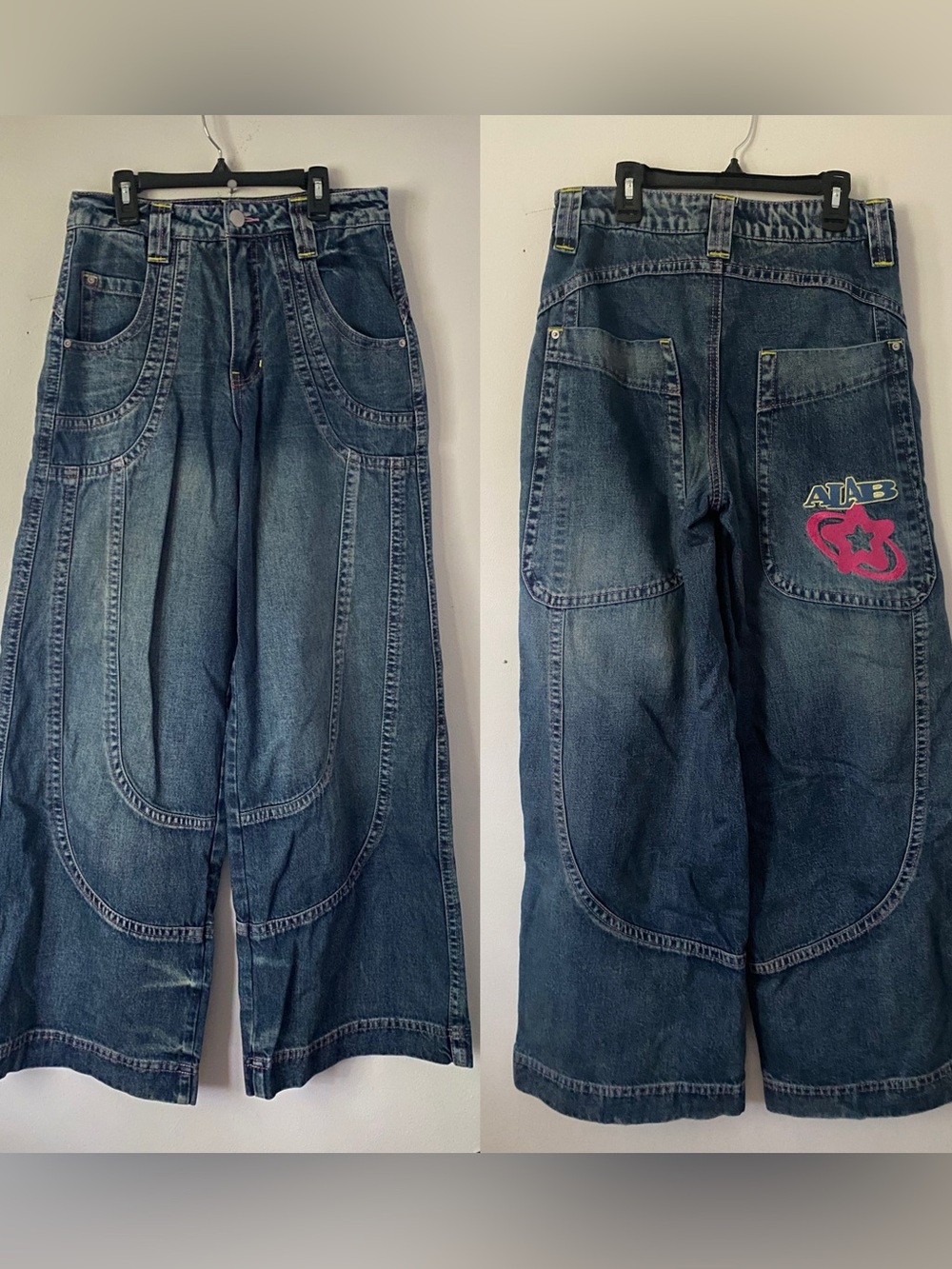 aLab Street Jeans with Embroidered Back Pocket